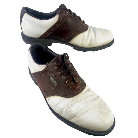 FootJoy Mens Extra Comfort Vintage 57760  Leather Golf Shoe *READ Descr. * S 9.5 - Picture 2 of 12